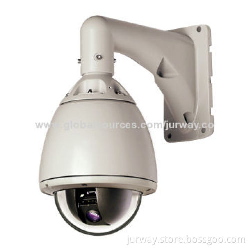 High-speed CCTV CCD PTZ Dome Camera with 24V Power Supply, 3.84 to 88.4mm Lens and 128 Presets